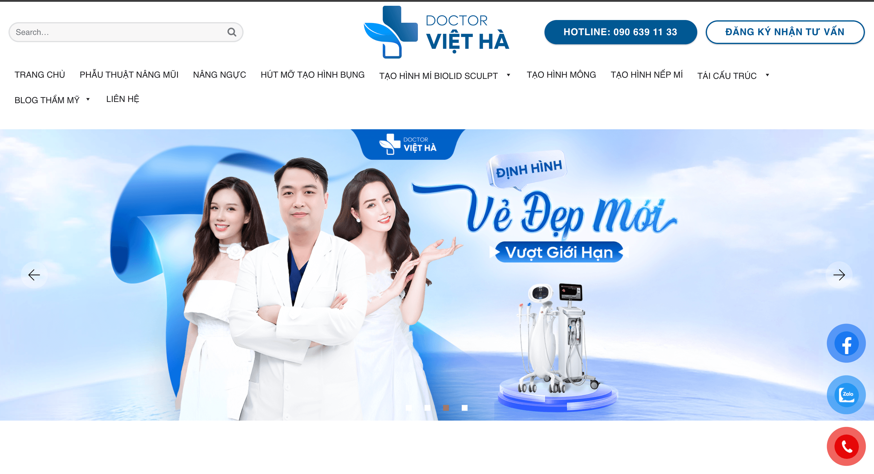 Bác sĩ Việt Hà – Website thẩm mỹ & làm đẹp